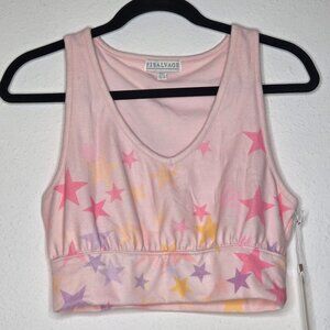 NWT PJ Salvage Women's Peachy Party Star Bralette - Blush